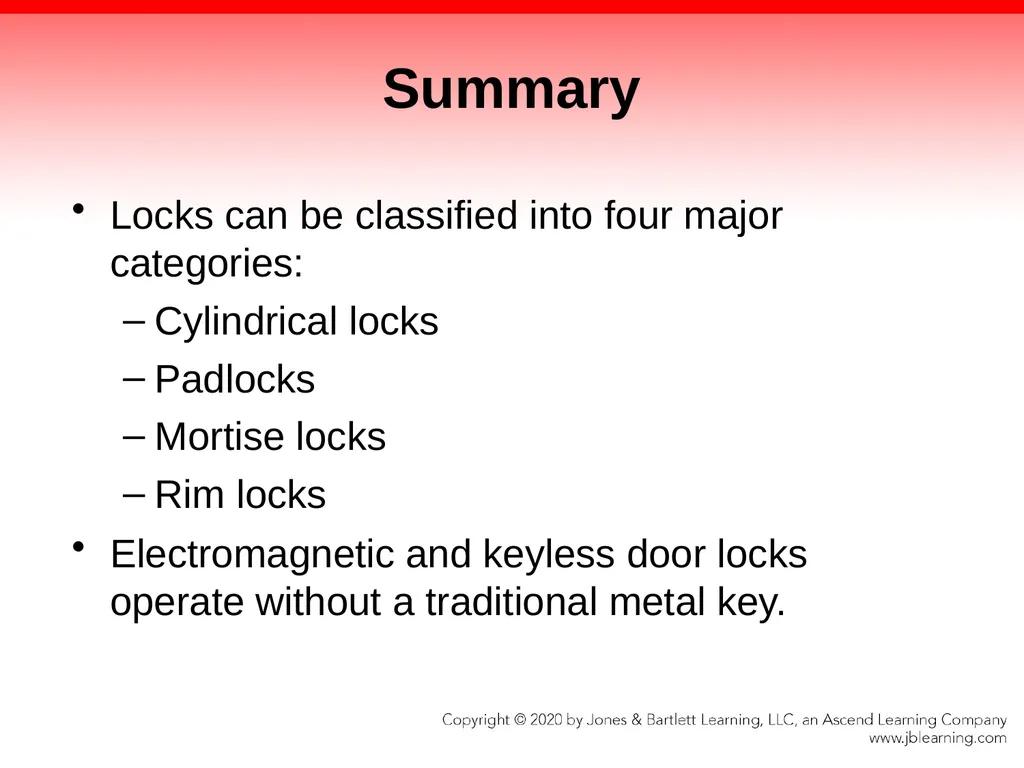 CHAPTER 10 Forcible Entry Knowledge Objectives - slide 95 of 96