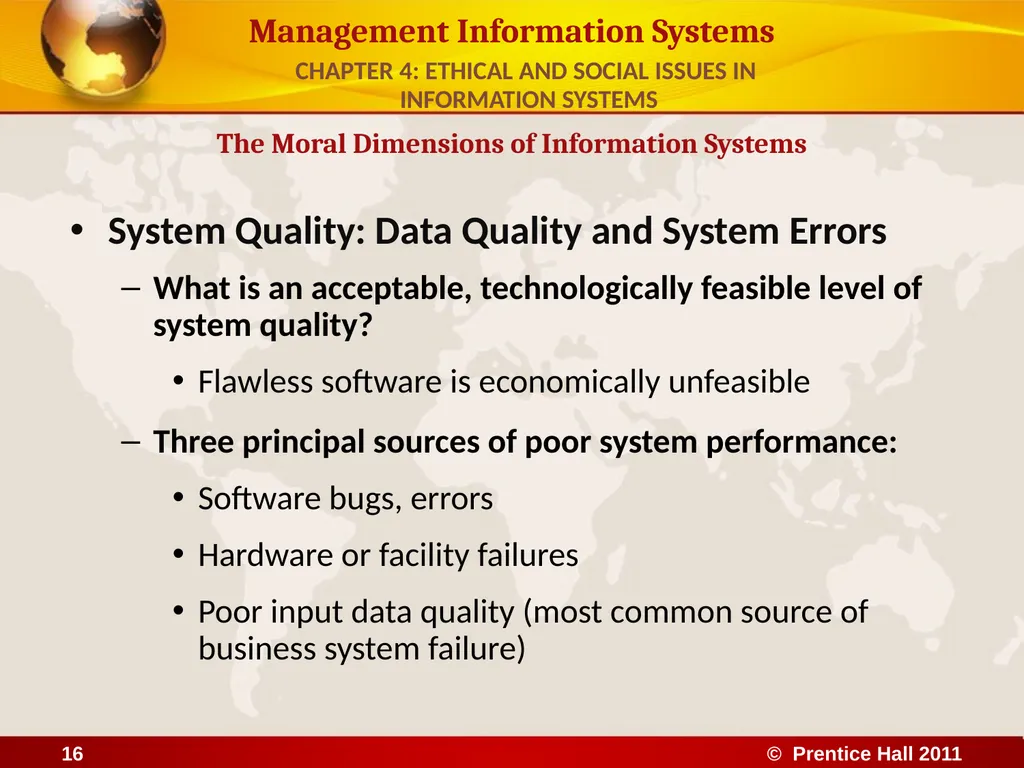ETHICAL AND SOCIAL ISSUES IN INFORMATION SYSTEMS - slide 16 of 16
