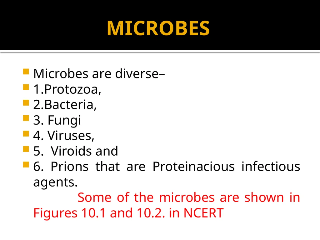 Chapter 10 Microbes in Human Welfare USEFUL - slide 3 of 66