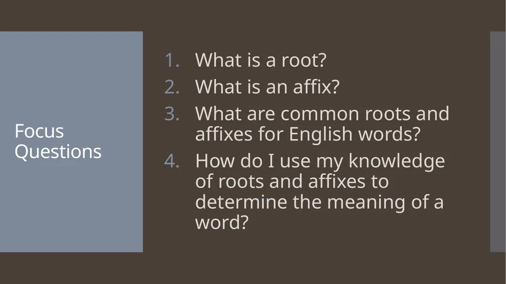 Learning New Vocabulary Unit 3 - Vocabulary Ramos - slide 10 of 15