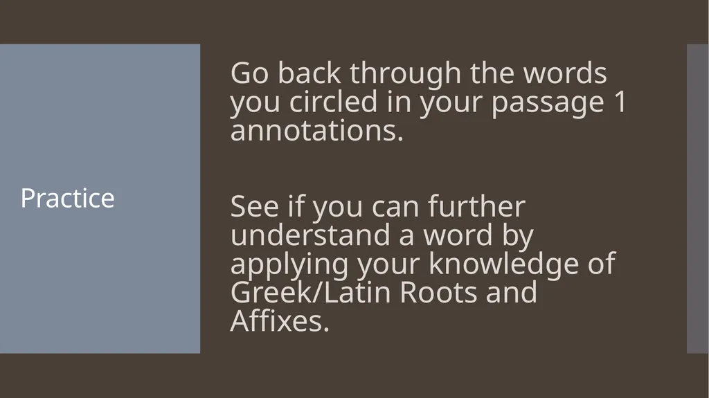 Learning New Vocabulary Unit 3 - Vocabulary Ramos - slide 15 of 15