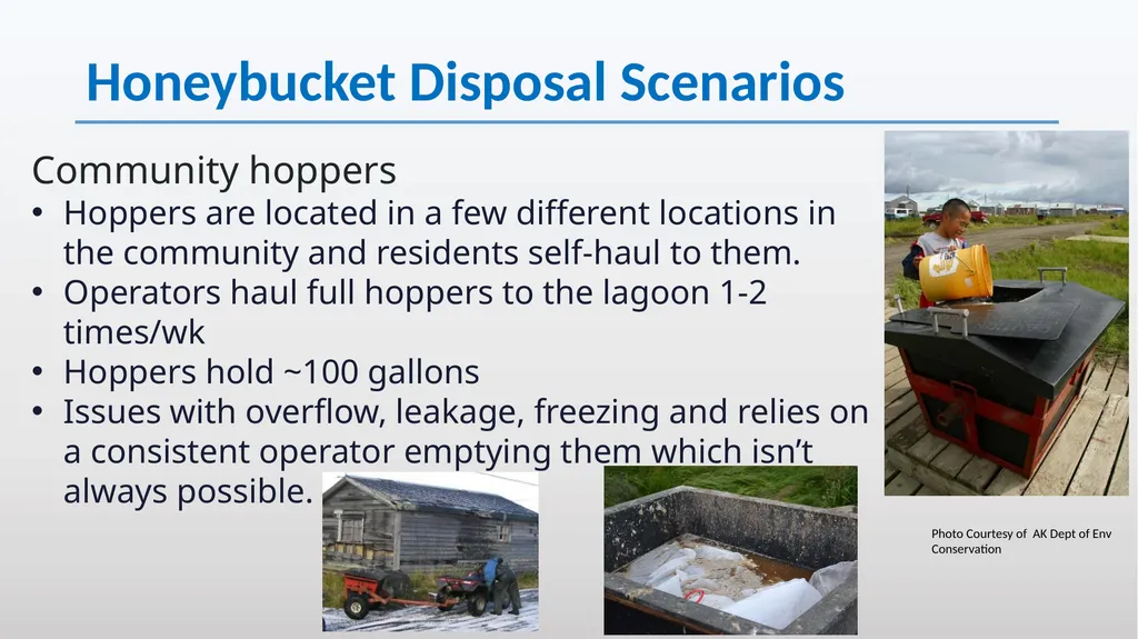 Honeybucket Overview in Rural Alaska Unserved - slide 13 of 23