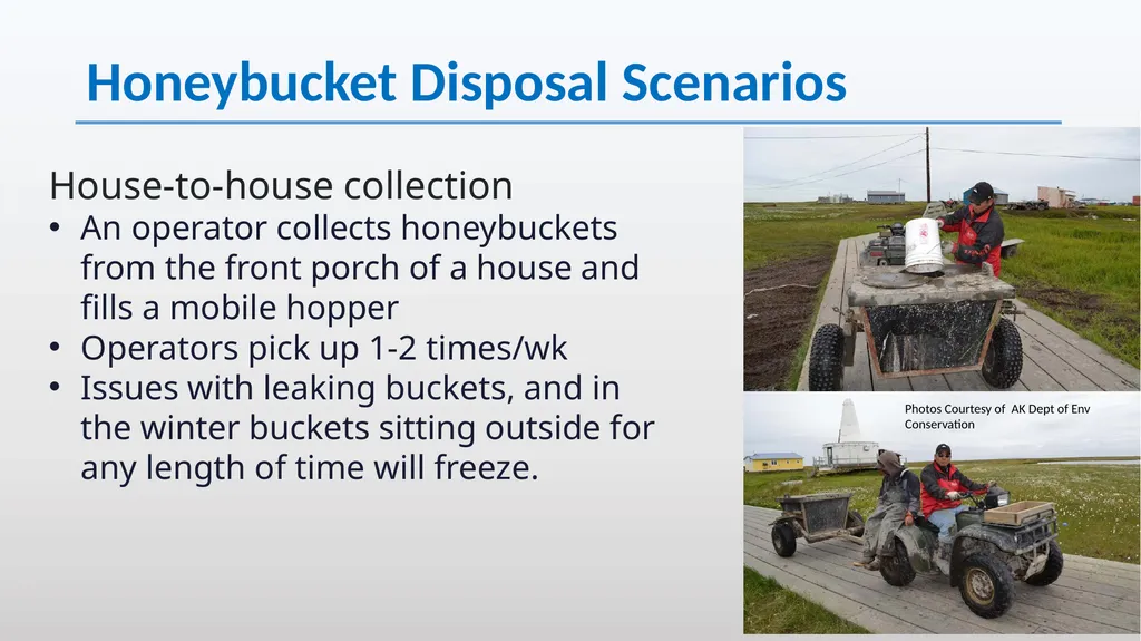 Honeybucket Overview in Rural Alaska Unserved - slide 14 of 23