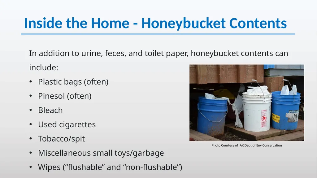 Honeybucket Overview in Rural Alaska Unserved - slide 5 of 23