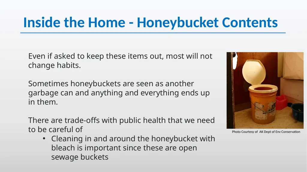 Honeybucket Overview in Rural Alaska Unserved - slide 6 of 23