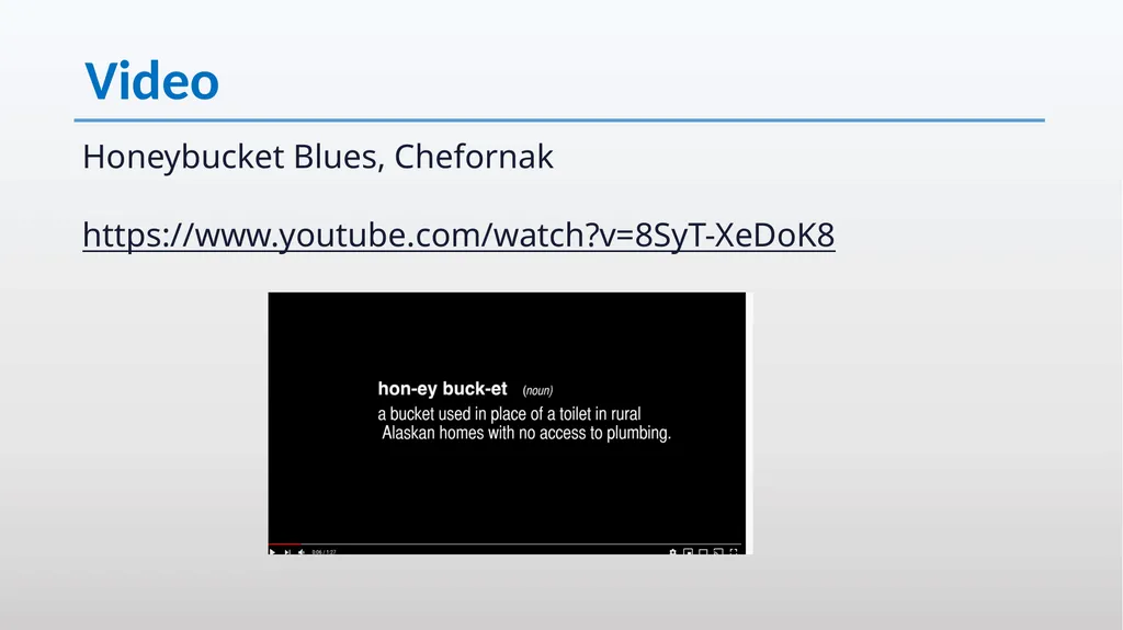 Honeybucket Overview in Rural Alaska Unserved - slide 4 of 23