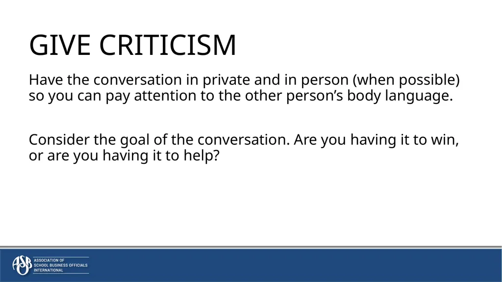 Radical Candor: Candid Conversations to build - slide 21 of 33