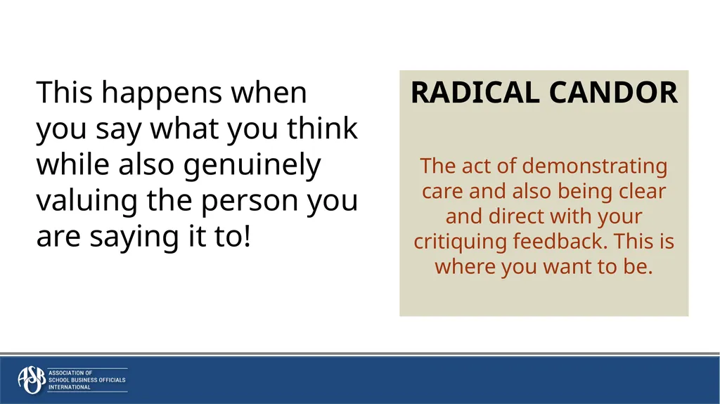 Radical Candor: Candid Conversations to build - slide 4 of 33