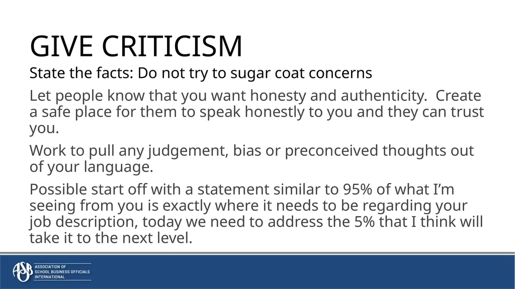 Radical Candor: Candid Conversations to build - slide 23 of 33