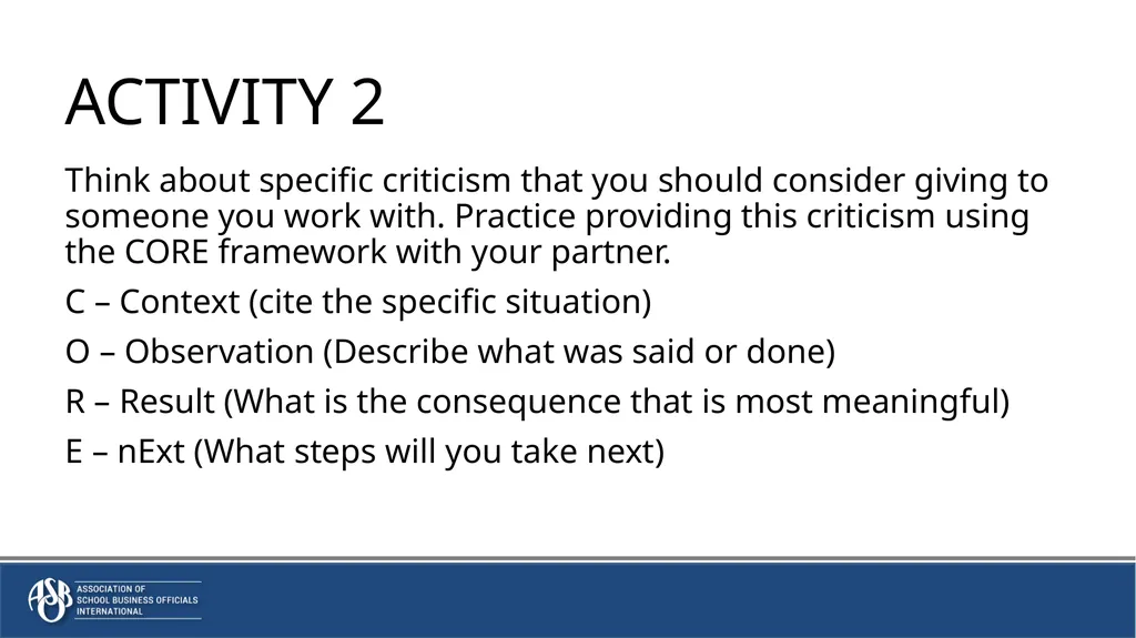 Radical Candor: Candid Conversations to build - slide 29 of 33