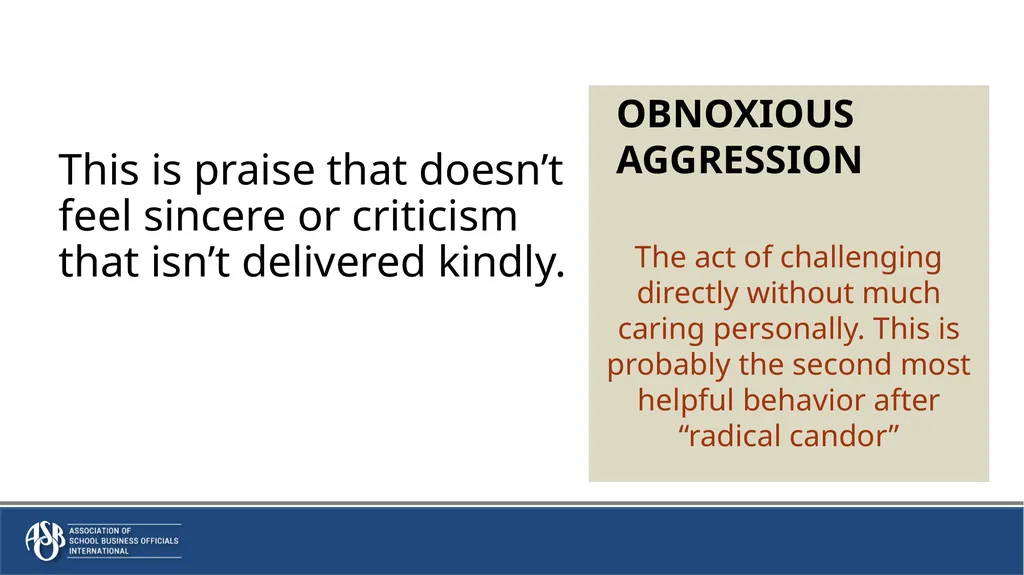 Radical Candor: Candid Conversations to build - slide 7 of 33