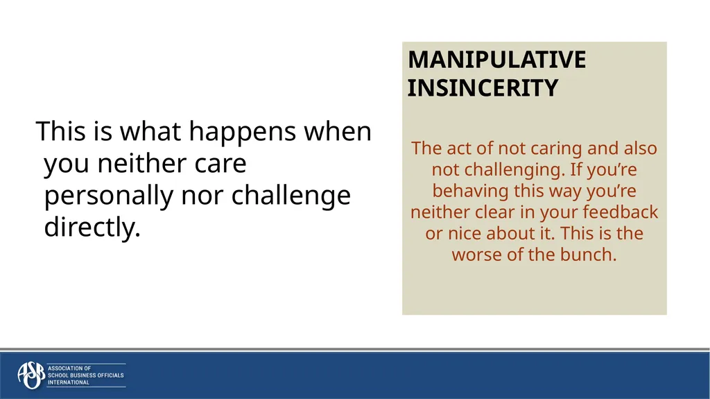 Radical Candor: Candid Conversations to build - slide 11 of 33