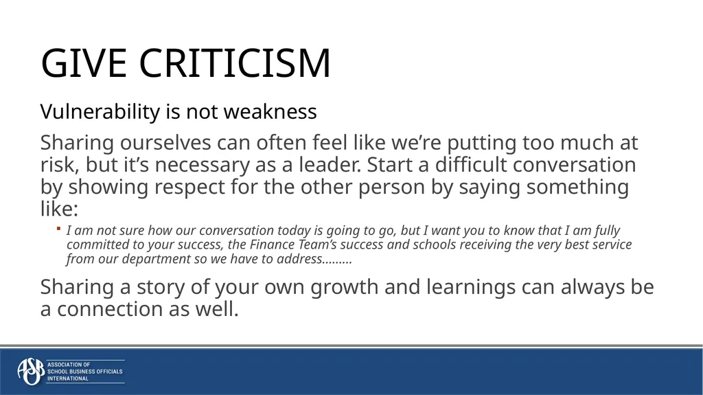Radical Candor: Candid Conversations to build - slide 22 of 33