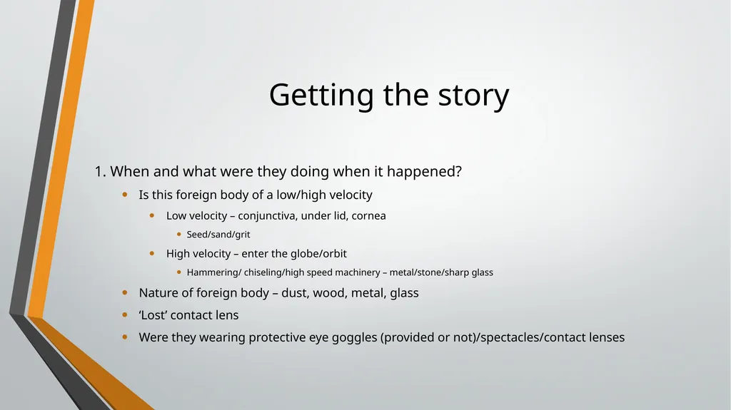 I think I have got something in my eye Foreign - slide 2 of 19