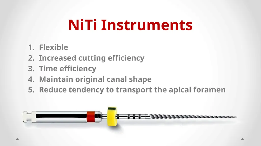 Rotary NiTi File Systems Prof. Dr. Biland MS - slide 8 of 41