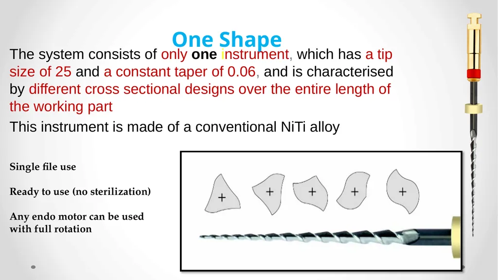Rotary NiTi File Systems Prof. Dr. Biland MS - slide 39 of 41