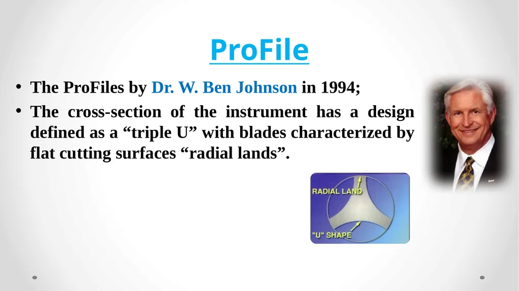 Rotary NiTi File Systems Prof. Dr. Biland MS - slide 21 of 41