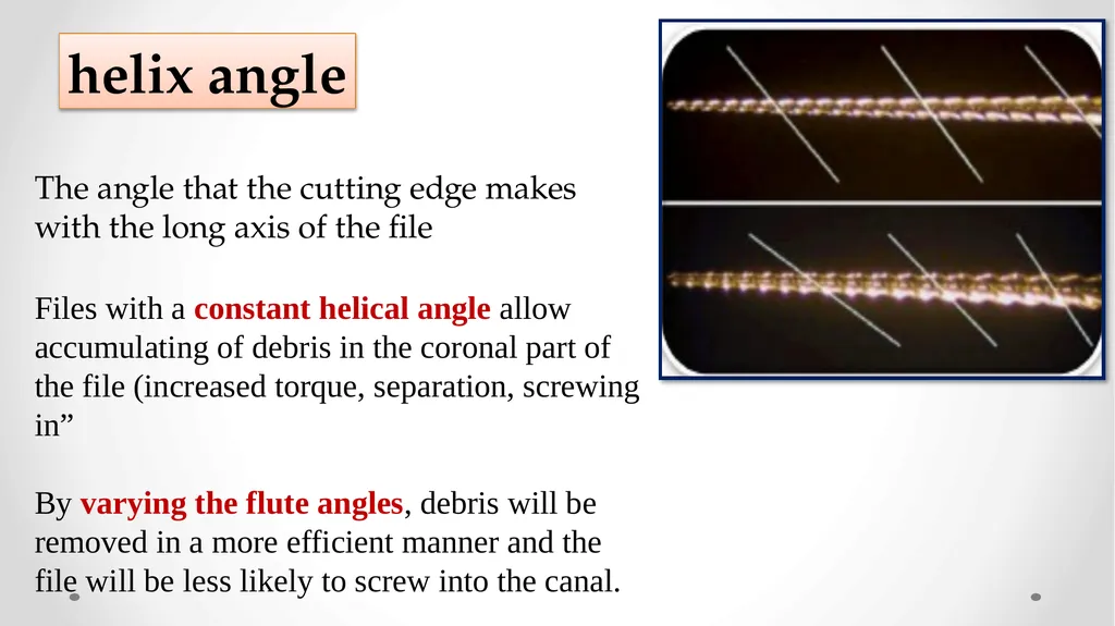 Rotary NiTi File Systems Prof. Dr. Biland MS - slide 12 of 41