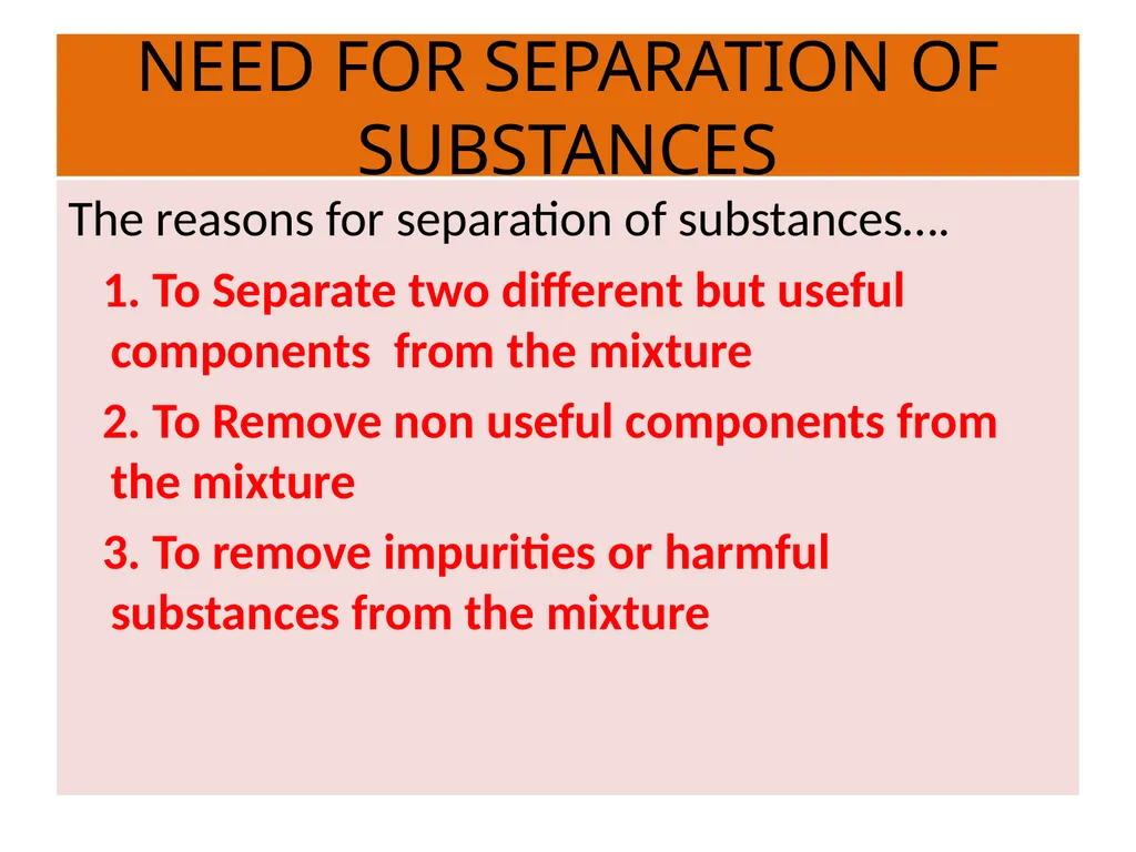 SEPARATION OF SUBSTANCES SCIENCE CLASS 6 - slide 5 of 32