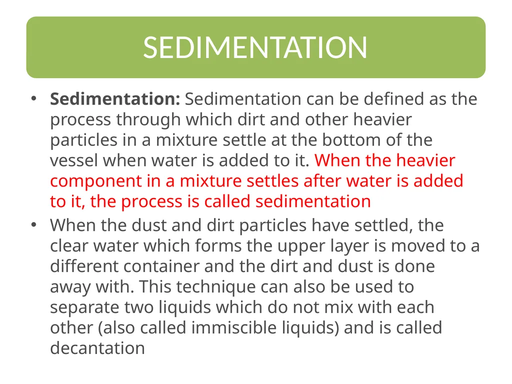 SEPARATION OF SUBSTANCES SCIENCE CLASS 6 - slide 22 of 32