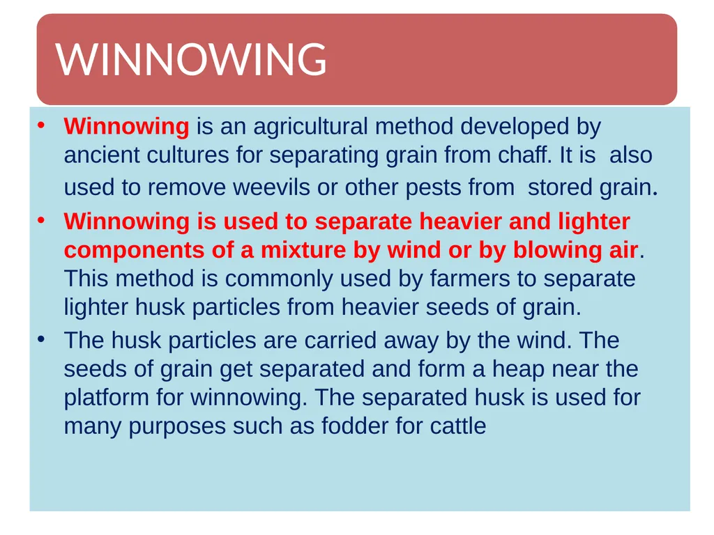 SEPARATION OF SUBSTANCES SCIENCE CLASS 6 - slide 13 of 32