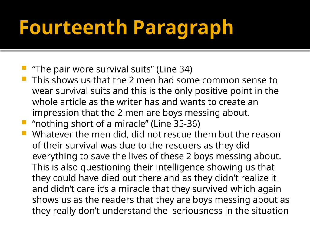 Explorers or boys messing about? Edexcel First - slide 19 of 25