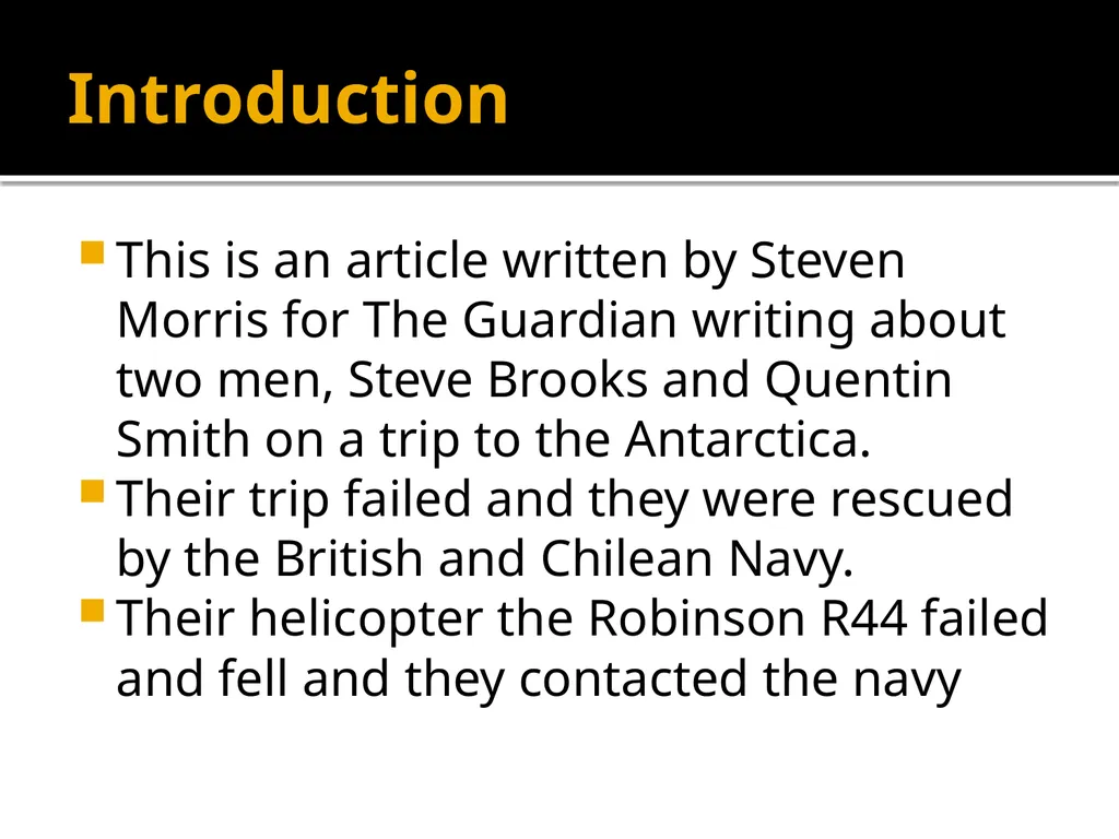 Explorers or boys messing about? Edexcel First - slide 2 of 25