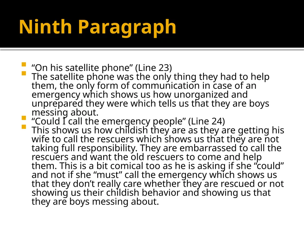 Explorers or boys messing about? Edexcel First - slide 14 of 25
