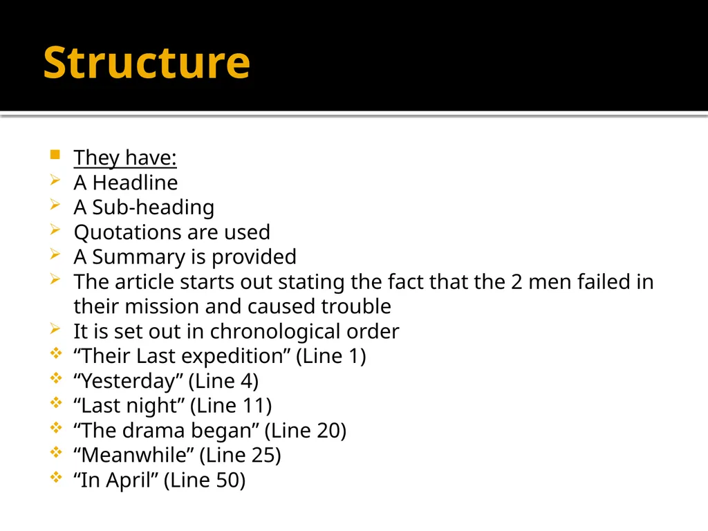 Explorers or boys messing about? Edexcel First - slide 3 of 25