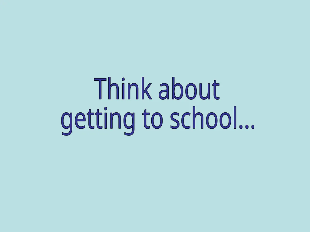 YEAR 6 TRANSITION INDEPENDENT TRAVEL TO SECONDARY - slide 9 of 28