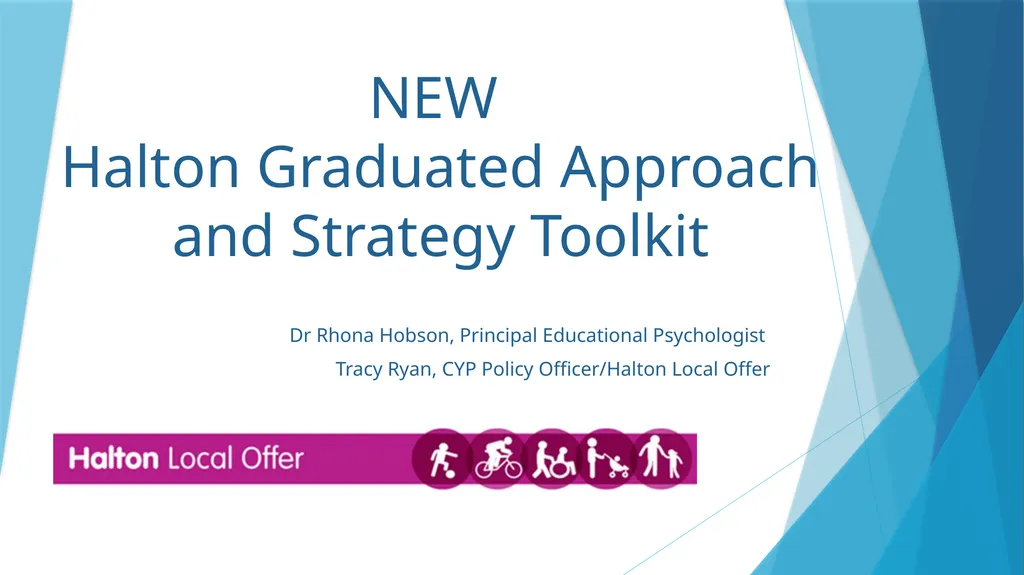 NEW Halton Graduated Approach and Strategy Toolkit - slide 1 of 14