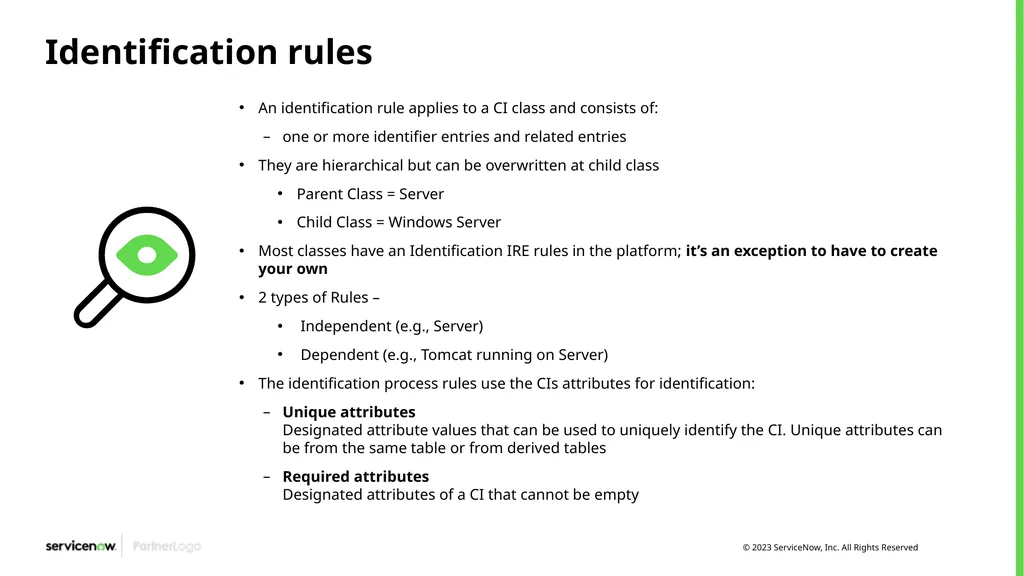 CMDB and IRE Identification and Reconciliation of - slide 8 of 19