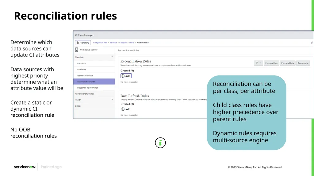 CMDB and IRE Identification and Reconciliation of - slide 13 of 19