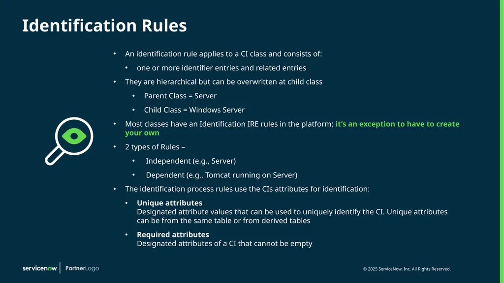 Identification and Reconciliation CMDB and IRE - slide 12 of 31