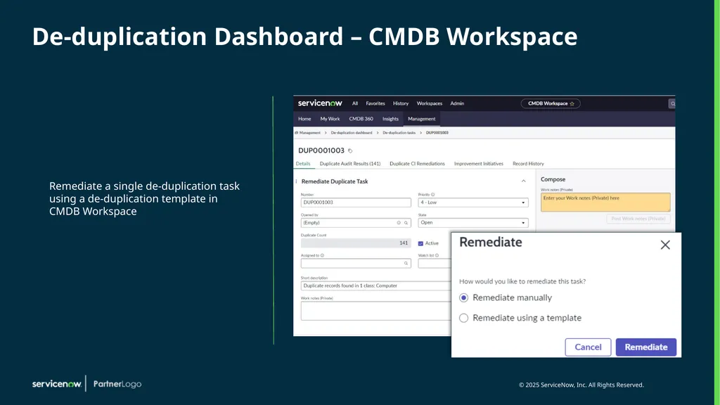 Identification and Reconciliation CMDB and IRE - slide 28 of 31