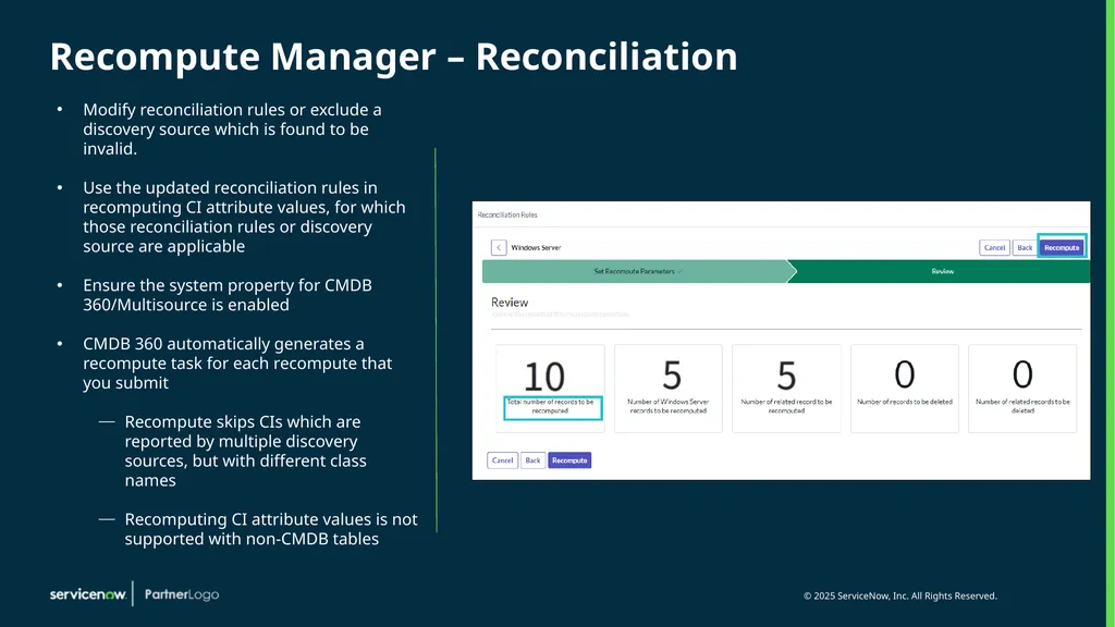 Identification and Reconciliation CMDB and IRE - slide 22 of 31
