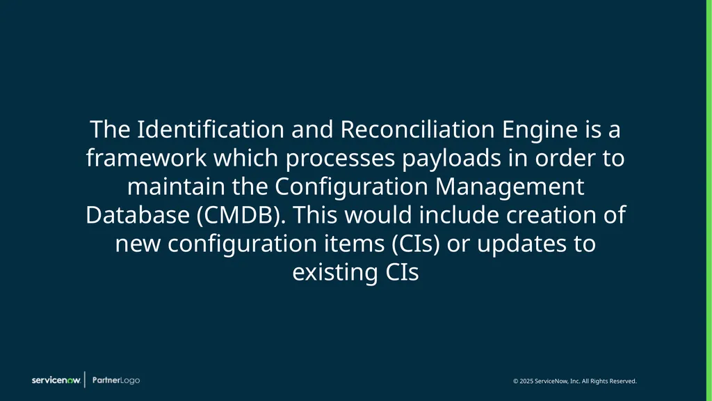 Identification and Reconciliation CMDB and IRE - slide 2 of 31