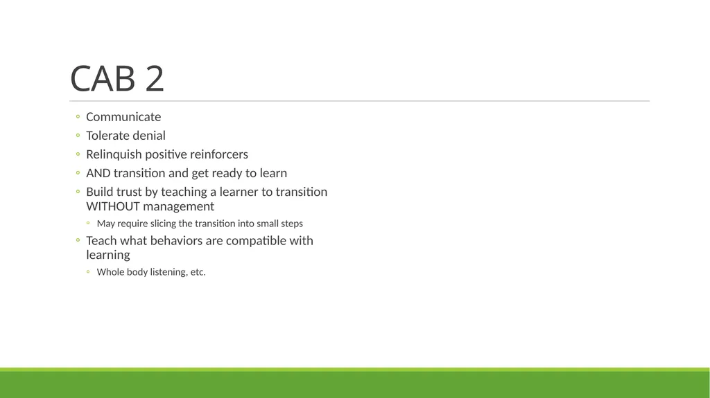 Skill-Based Treatment for Severe Problem Behavior - slide 44 of 69