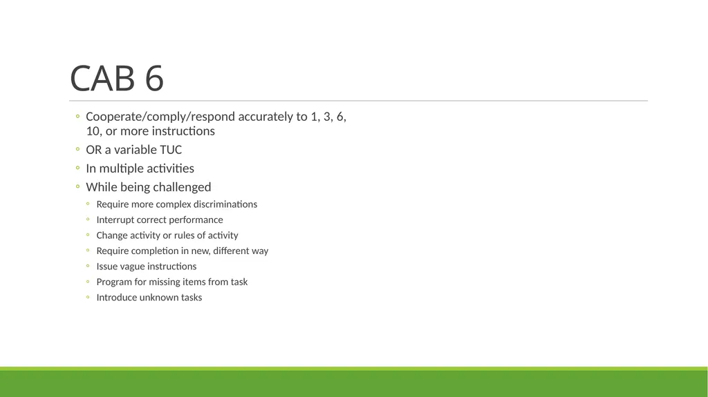 Skill-Based Treatment for Severe Problem Behavior - slide 48 of 69