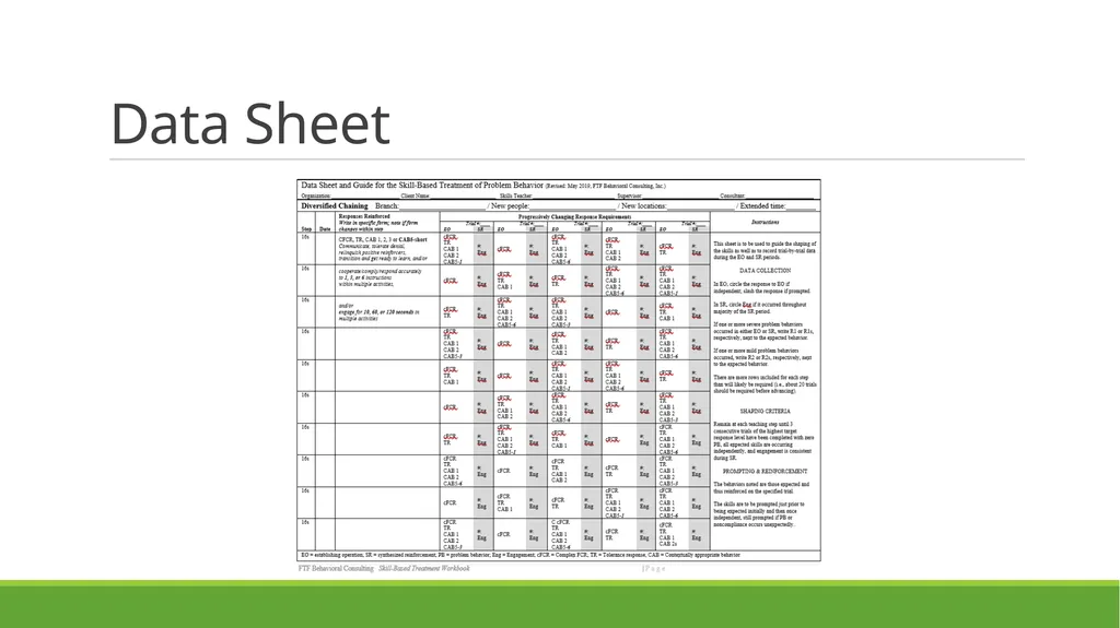 Skill-Based Treatment for Severe Problem Behavior - slide 63 of 69
