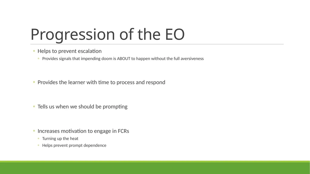 Skill-Based Treatment for Severe Problem Behavior - slide 31 of 69