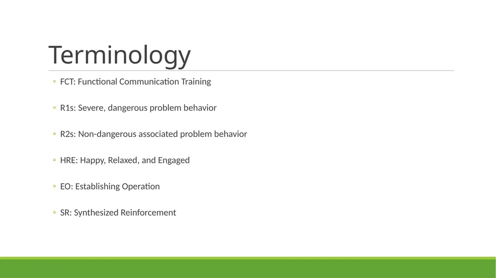 Skill-Based Treatment for Severe Problem Behavior - slide 25 of 69