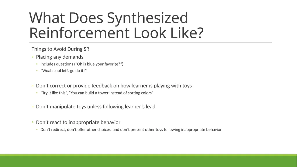 Skill-Based Treatment for Severe Problem Behavior - slide 28 of 69
