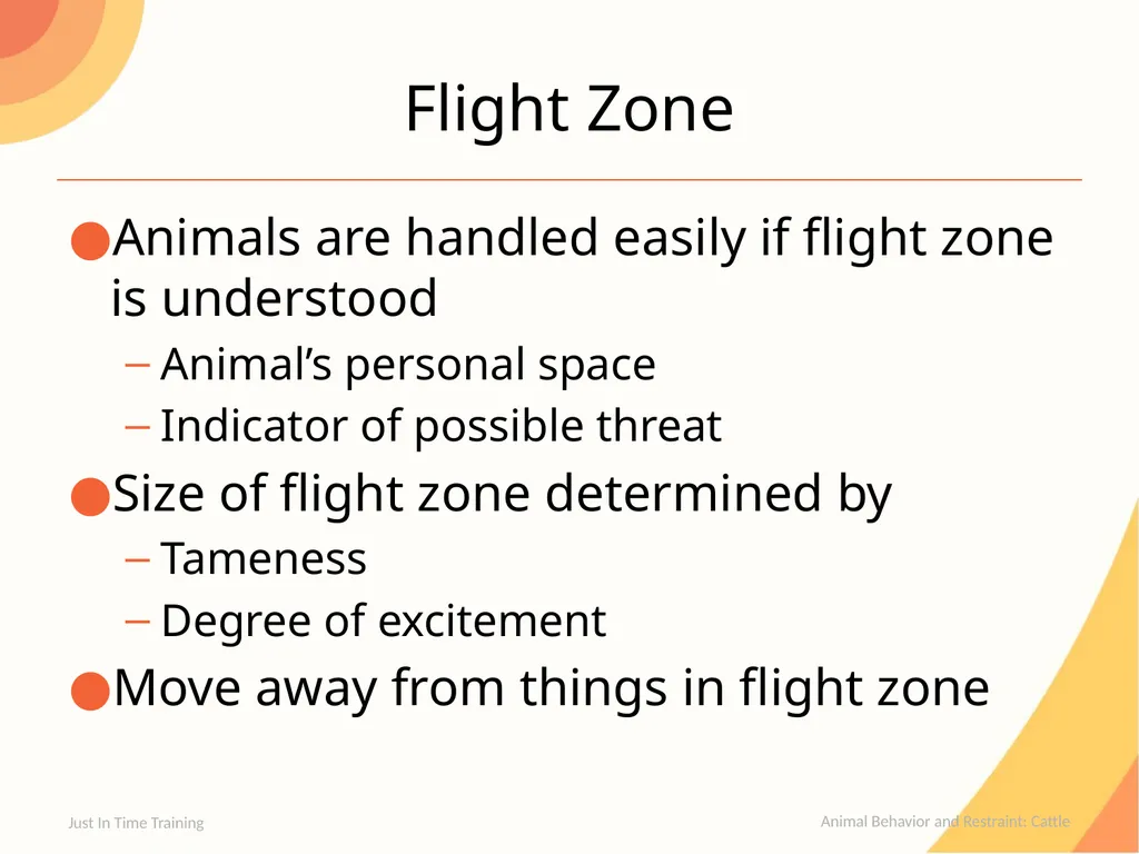 Animal Behavior and Restraint Cattle Cattle - slide 5 of 15