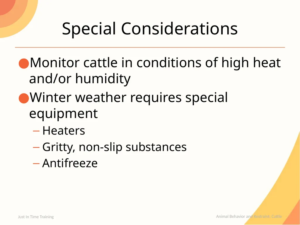 Animal Behavior and Restraint Cattle Cattle - slide 12 of 15