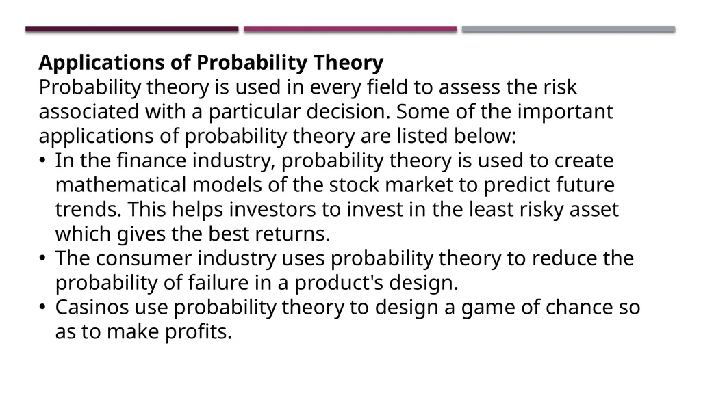 THEORY OF PROBABILITY CHAPTER 1 INTRODUCTION - slide 11 of 11