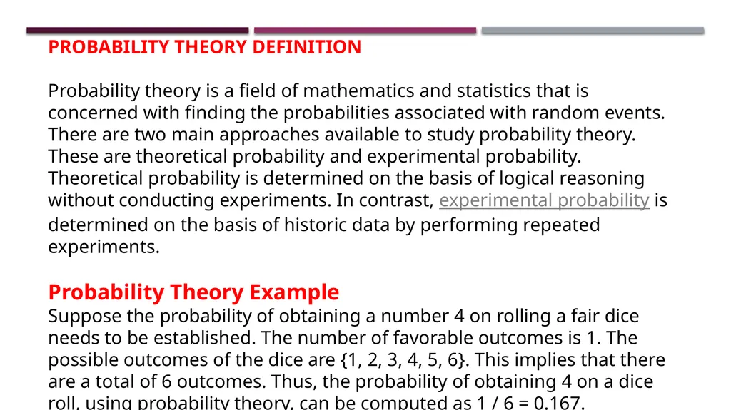 THEORY OF PROBABILITY CHAPTER 1 INTRODUCTION - slide 4 of 11