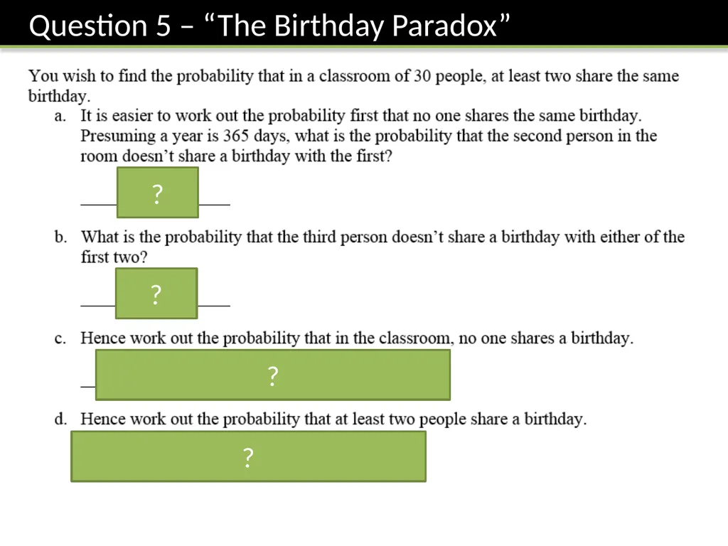 GCSE: Probability Dr J Frost - slide 26 of 41
