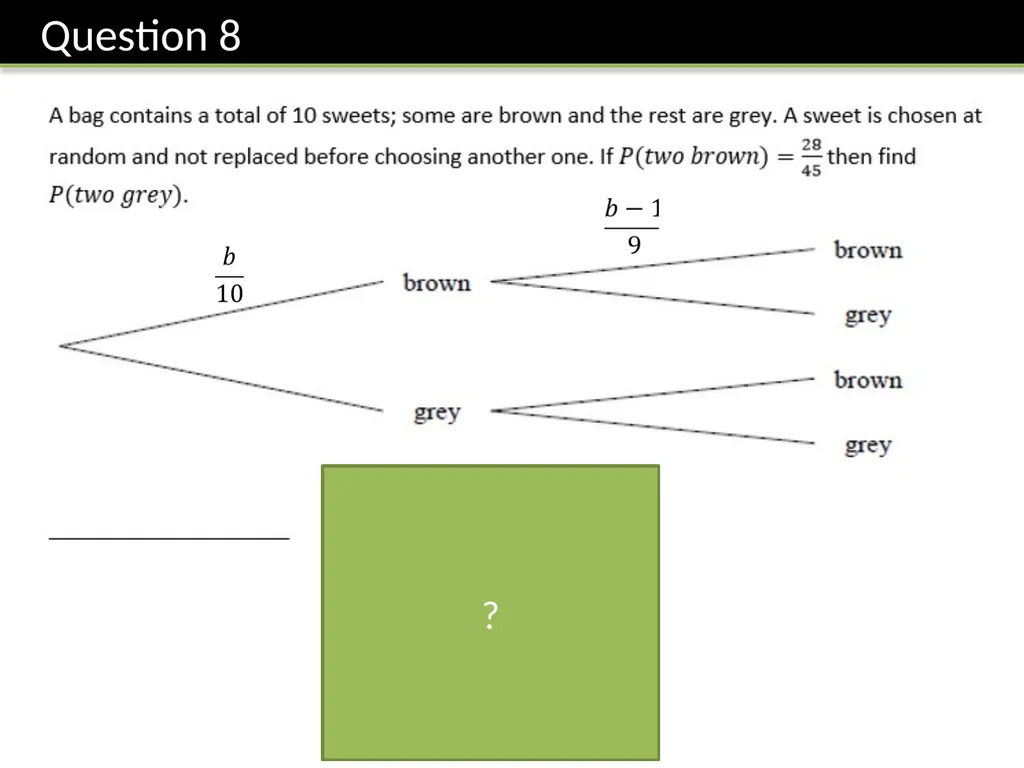 GCSE: Probability Dr J Frost - slide 29 of 41