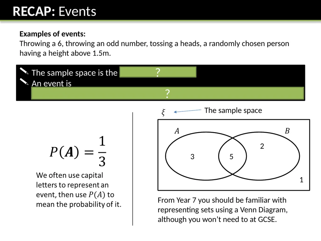 GCSE: Probability Dr J Frost - slide 11 of 41